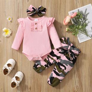 0-18 Months Newborn Baby Girl Clothes Set Infant Girl Long S