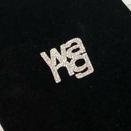 Brooch women tide water drill letter suit accessories women