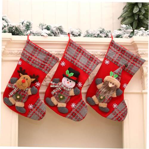 christmas decoration?tree Large Christmas stocking gift bag