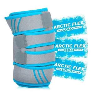 newKnee Ice Pck Wrp Cold/Hot Gel Compression Brce for rt