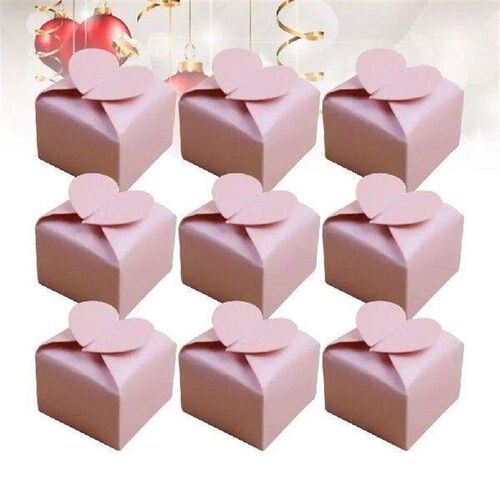 50 Pcs Wedding Favor Boxes Paper Candy Containers Gift for