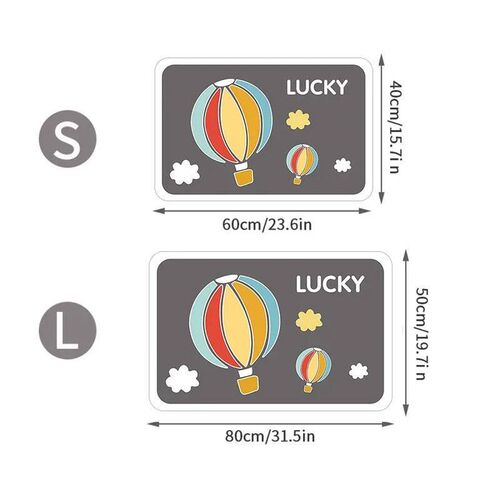 Cute Bathroom Mat Super Absorbent Floor Mat Non-Slip Bath Ru