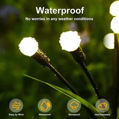 Outdoor Lights Solar Lawn Lamp Garden Lamp LED Wind-driven F