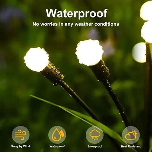 Outdoor Lights Solar Lawn Lamp Garden Lamp LED Wind-driven F