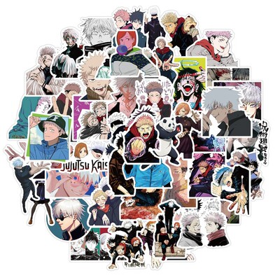 50 Pcs Jujutsu Kaisen Anime Stickers Gojo Satoru Sticker