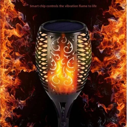 12LED Solar Flame Light Outdoor,Waterproof 12LEDs Torches La