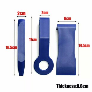 12pcs Set Trim Wedge Plastic Mounting Lever Release Lever Di