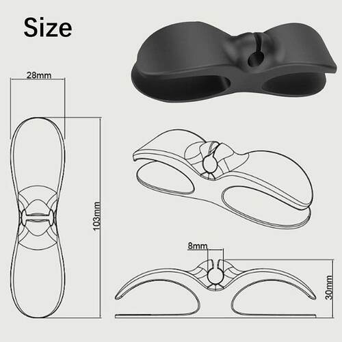 Power Cord Fixed Wire Clamp Cable Organizer Kitchen Mounted