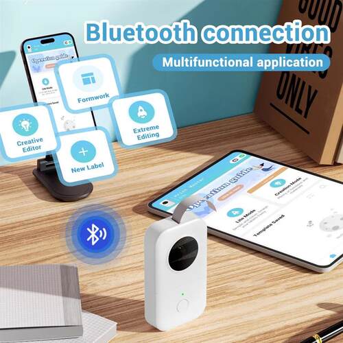 D30 Label Maker er Maker Machine  Label Printer Portable Blu