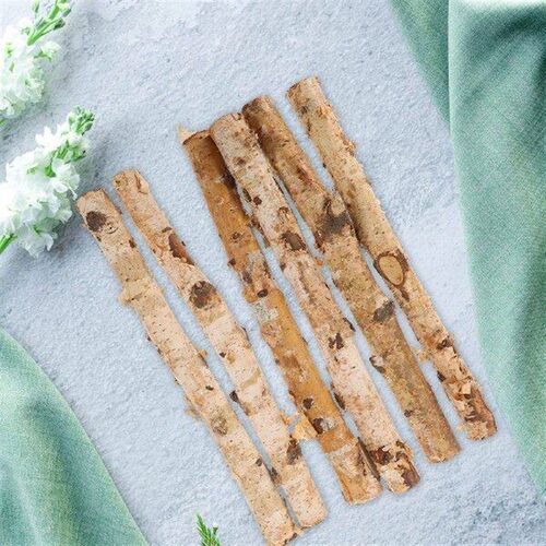 6 Pcs Birch Sticks DIY Crafts Material Wood Twigs for