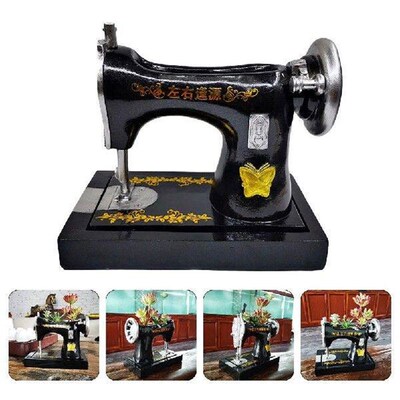Sewing Machine Pots Small Flowerpot Plants Container