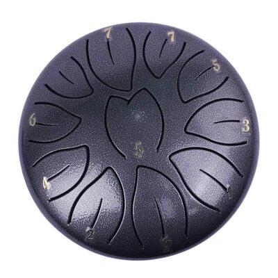 Rain Drum Instrument 6 inches 11 Tone Steel Tongue Drum Outd