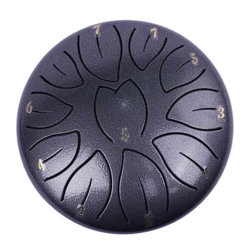 Rain Drum Instrument 6 inches 11 Tone Steel Tongue Drum Outd