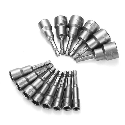 Quality 1/4 Inch Magnetic Drill Bit Socket Nut Driver Hex Ad