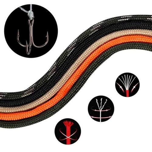 7-Cores 550 Paracord Rope 5 15 30 M Dia.4mm Cord For Outdoor