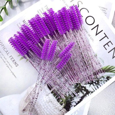 Zanse 300pcs Disposable Mascara Wands Eyelash rush Spoolies