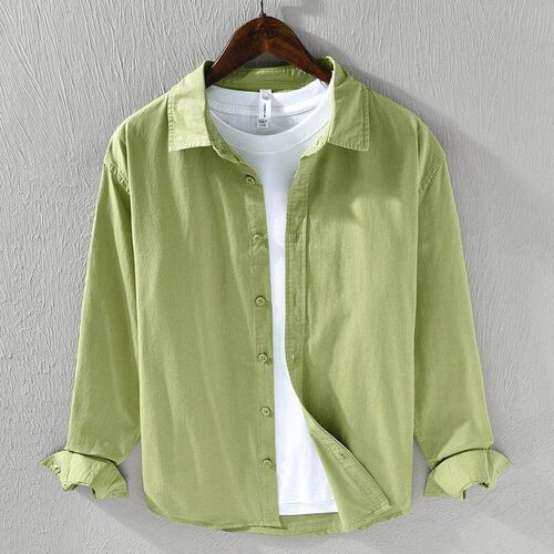 Mens long sleeved shirt, white mens youth shirt