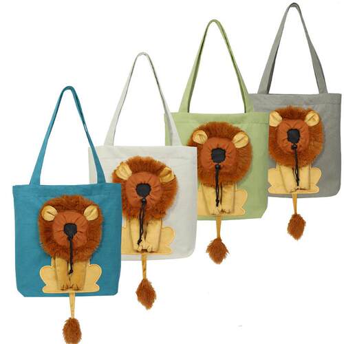 Portable Cat Small Dog Travel Carrier Bag Breathable Cute