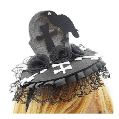 Halloween cosplay accessory Plague Crow Cross Tombstone Head