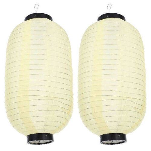2pcs Lantern Japanese Hanging Paper Silk Lanterns Decorate