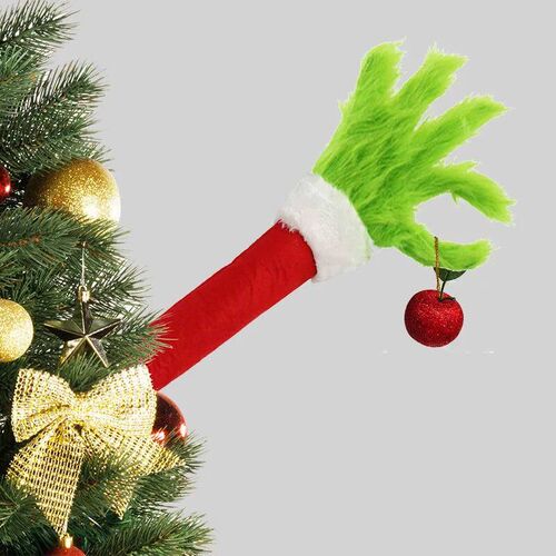 2025 Spot Green Fur Monster Arm Pendant Christmas Decoration