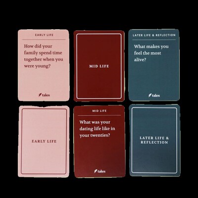 Life Story Interview Kit150张生活故事采访套件卡问题记录卡片