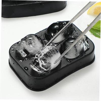Silicone ice cube tray bar whiskey large square ice mold wit
