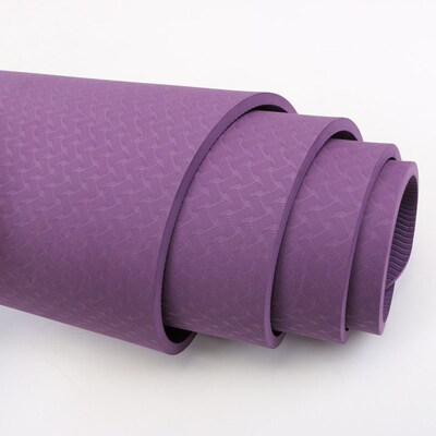 Tpe Yoga Mat Two-color Environmentally Friendly Wide 80-widt