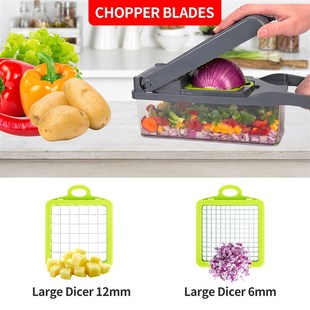 10 in 1 Multifunctional vegetable cutter shredders slicer wi