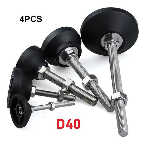 4Pcs/Lot Adjustable Lathe Leg Dia 40mm Thread Type Adjustabl
