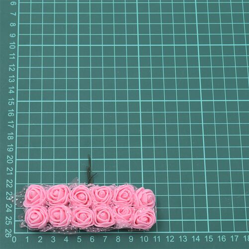144pcs Mini Lace Pe Rose Foam Flower Heads Bouquet For Weddi
