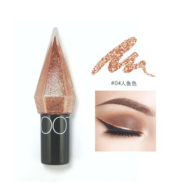 Diamond Shiny Eye Liners Eyeshadow Waterproof Silver Rose