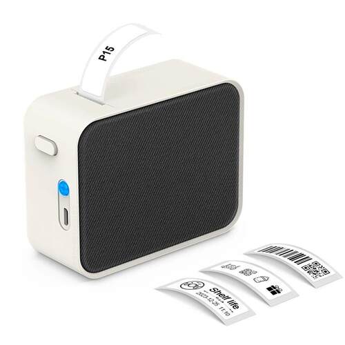 Portable Label Printer P15 Mini Printer Inkless Adhesive er