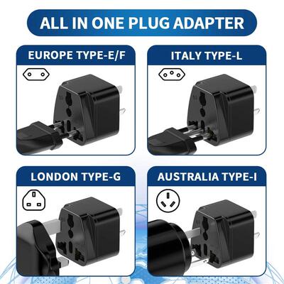 3PCS Universal Travel Adapter US CA UK EU to Australia Plug