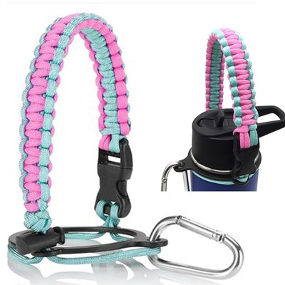 Water Bottle Shoulder Strap Paracord Handle with Shoulder St