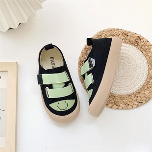 New Spring Baby Shoes For Boy Canvas Toddler Children Barefo