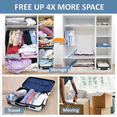 Vacuum Storage Bags Space Saver Bags Compression Hand Pump