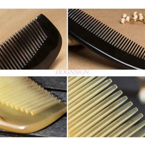 natural comb Genuine Pure Horn Comb Massage Wooden Combs