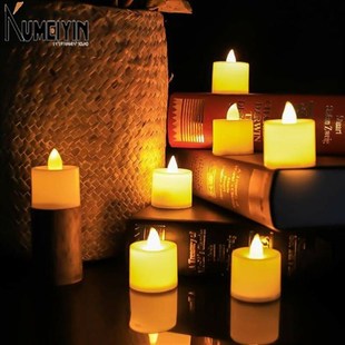 LED Candle Multicolor Lamp Simulation Color Flame Tea Light