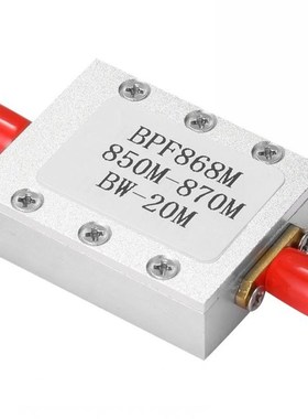 Filter Module 860MHz Center Frequency 20M Passband 50ohm Cha