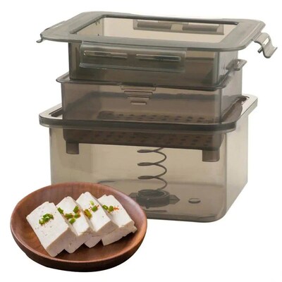 Tofu Press Tofu Drainer 3-Layer Tofu Press Making Mold Built