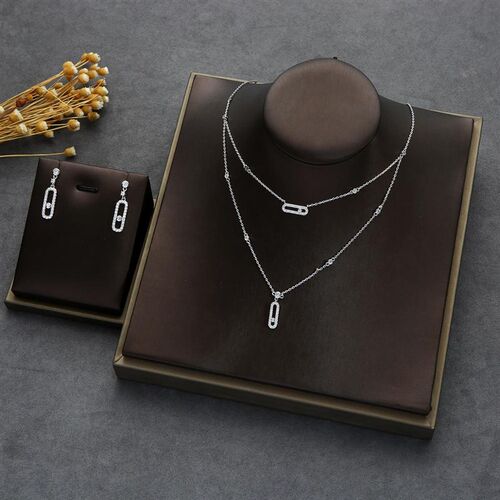 ndy Dainty Initial  Necklace Earring Ring Bracelet Sets Stac