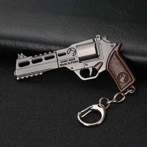 1pc Cool Game Pistol Shape Keychain Metal P92 R45 R1895 Mode