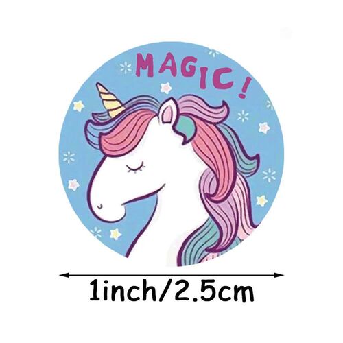 100-500pcs Cartoon Unicorn er kids Reward er Gift Decoration