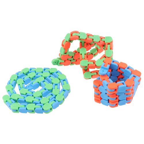 1Pcs Chain Wacky Tracks Snap Click Fidget Toys Anti Stress K