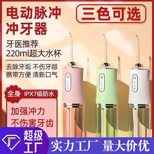 Portable household calculus removing instrument electric den