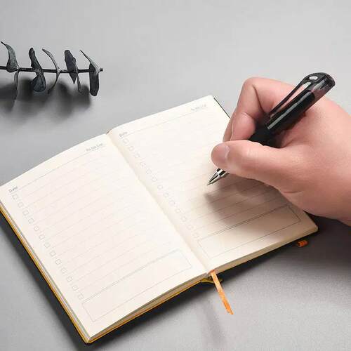 200page Notebook A7 Beautiful Pockets Mini Portable Notebook