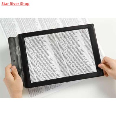 A4 Lenses Large Sheet Magnifier Magnifying Glass Book Readin