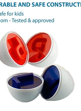 Matching Eggs Easter Toy Montessori Colors Shapes Recognitio