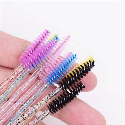 50Pcs/Bottle Disposable Eyelash Extension Mascara Wand Micro